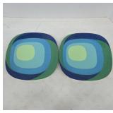 Block Langenthal Plates with Geometric Design