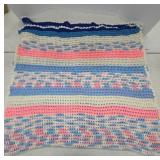 Handmade Crochet Blanket, 40×80 Inches
