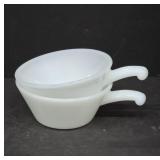 Anchor Hocking Fire-King Milk Glass Bowls