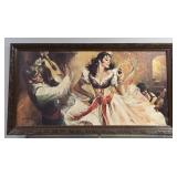 Framed Flamenco Dancer Print by Ricotomaso