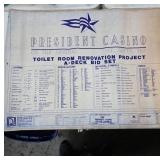 Blueprints for Admiral President Casino Project