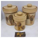 Stoneware Designs West Canisters with Lids