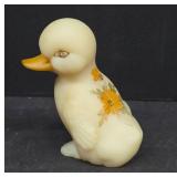 Fenton Handpainted Duck Figurine