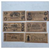 Confederate and State Currency Notes
