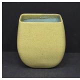 Glidden Pottery Vase, Green Matte Glaze