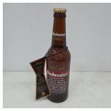 Budweiser Promotional Amber Glass Bottle