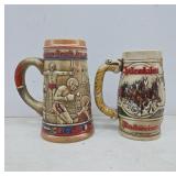 Anheuser-Busch Ceramic Beer Steins