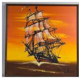 Framed Print of Ship by S. Makay