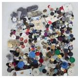 Vintage Buttons in Various Materials