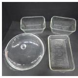 Pyrex Round Covered Dish and Glasbake Items
