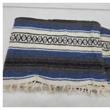 Falsa Blanket with Blue and Black Stripes