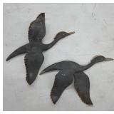Flying Crane Metal Wall Sculptures