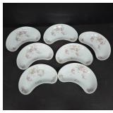 Victoria Austria Bone Dishes with Floral Design