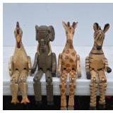 Wooden Animal Shelf Sitters