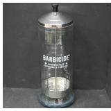 Barbicide Glass Jar with Metal Lid