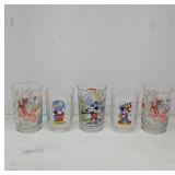 Vintage Disney-Themed Drinking Glasses