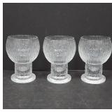 Iittala of Finland Kekkerit Pattern Glasses