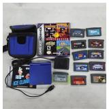 Nintendo Game Boy Advance SP With Games