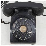 Northern Electric Black Rotary Dial Telephone