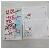Texaco 1995 Calendar and Accessories