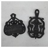 Cast Iron Trivet and Match Holder