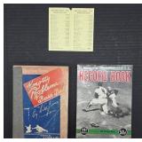 1963 Baseball Record Book and Knotty Problems Book