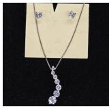 Sterling Necklace and Earring Set