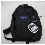 Jansport Reno Black Backpack