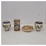 Hand-Painted Miniature Ceramic Vessels