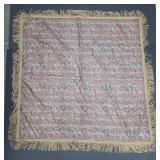 Paisley Pattern Textile With Fringe