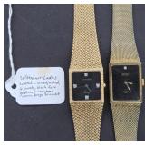 Gold-Tone Wittnauer and Gruen Watches