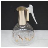 Colony Glass and Metal Pitcher