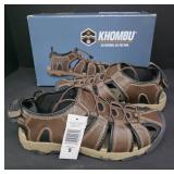 Khombu Men's Brown Sandals Size 9