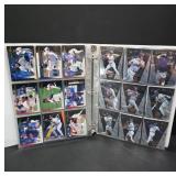 Baseball Trading Cards in Binder