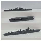 WWII Training Ship Models in Metal
