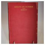 First Edition Essay on Number by Dedekind