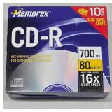 Memorex CD-R 700MB Slim Jewel Cases