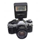 Canon AE-1 Camera With Accessories