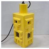 MCM Swedish Design Yellow Ceramic Lamp