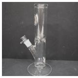 Clear Glass Water Pipe With Owl Decoration