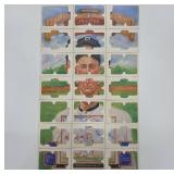 Donruss 1983 Ty Cobb Puzzle Cards