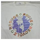 Fruit of the Loom T-Shirt with Recycling Motif