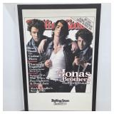 Rolling Stone Jonas Brothers Framed Print