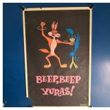 1973 Wile E. Coyote and Road Runner Poster