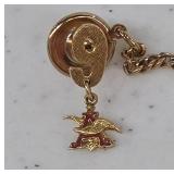 Anhueser Busch Tie Tack With Enamel Logo
