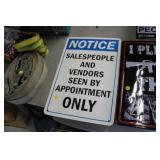 Sales People Metal Sign