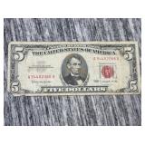 1963 FIVE DOLLAR BILL