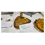AMBER CANDY DISH