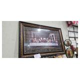 FRAMED LAST SUPPER PICTURE