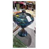 CARNIVAL GLASS CANDY DISH